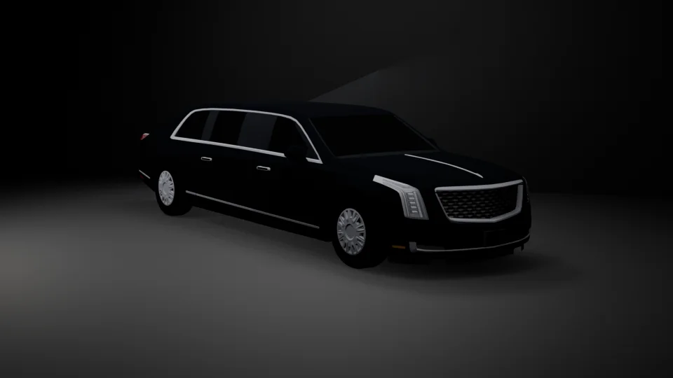 Чёрный лимузин тарифа VIP